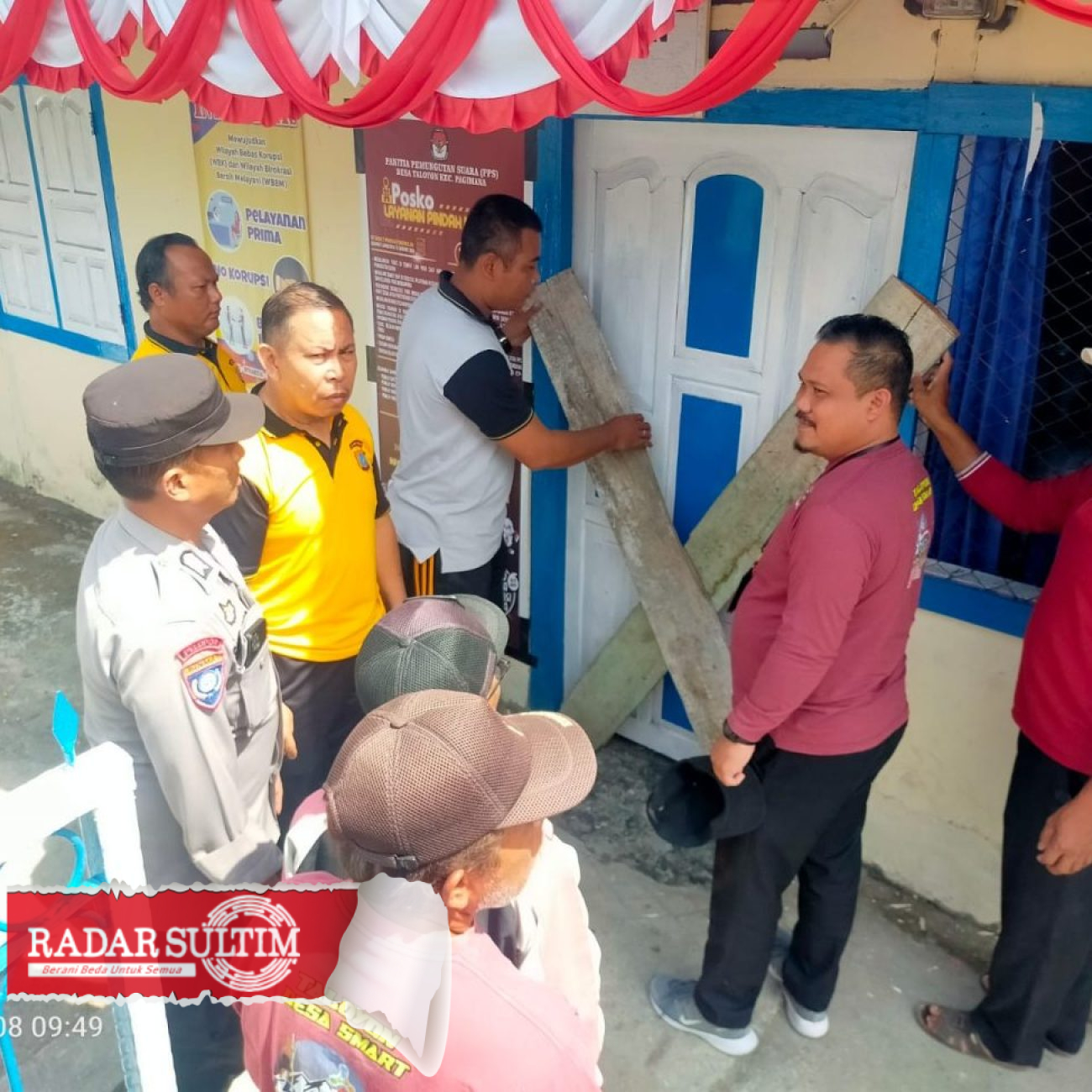 Kantor Desa Taloyon Dipalang Ahli Waris