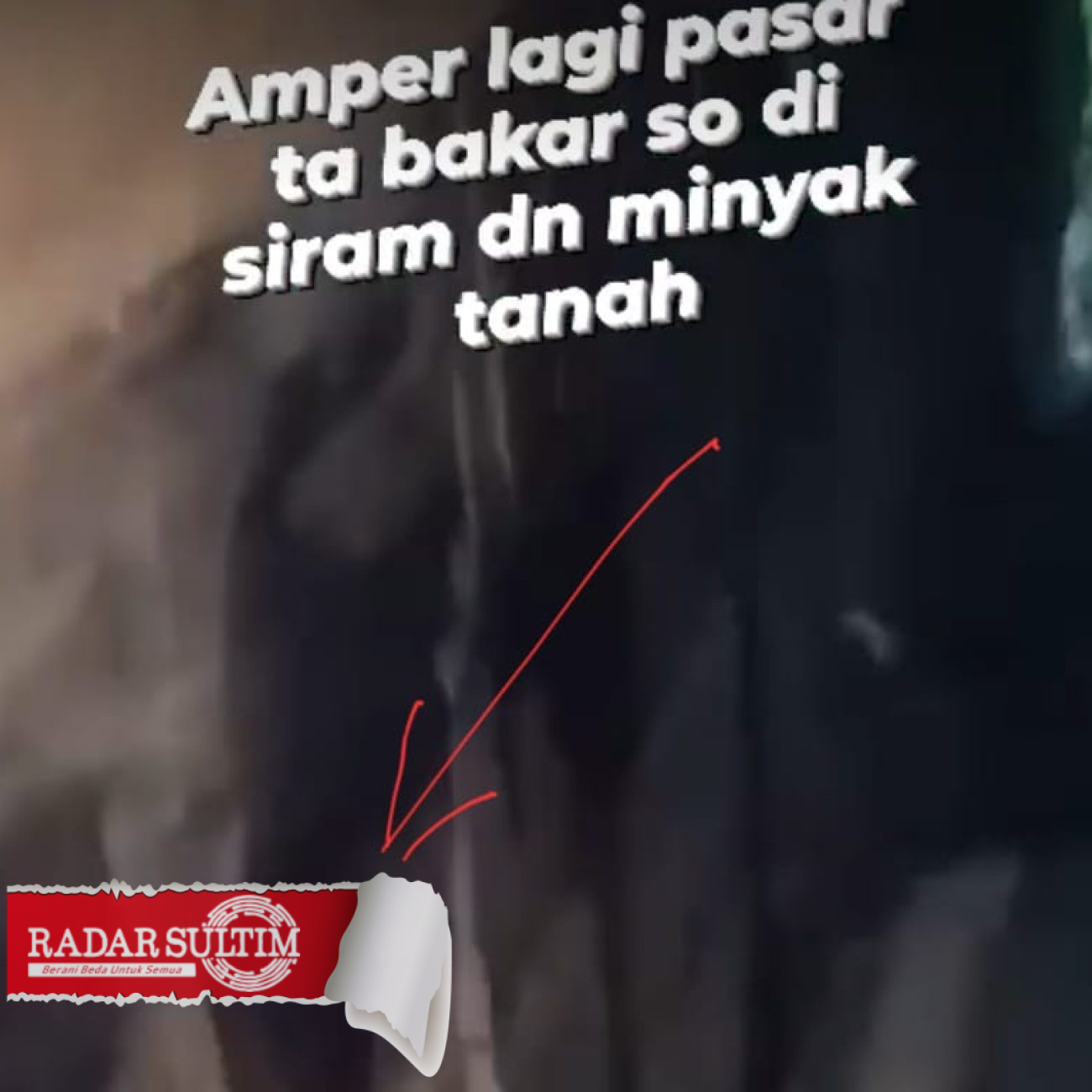Pasar Simpong Nyaris Dibakar!?