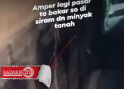 Pasar Simpong Nyaris Dibakar!?