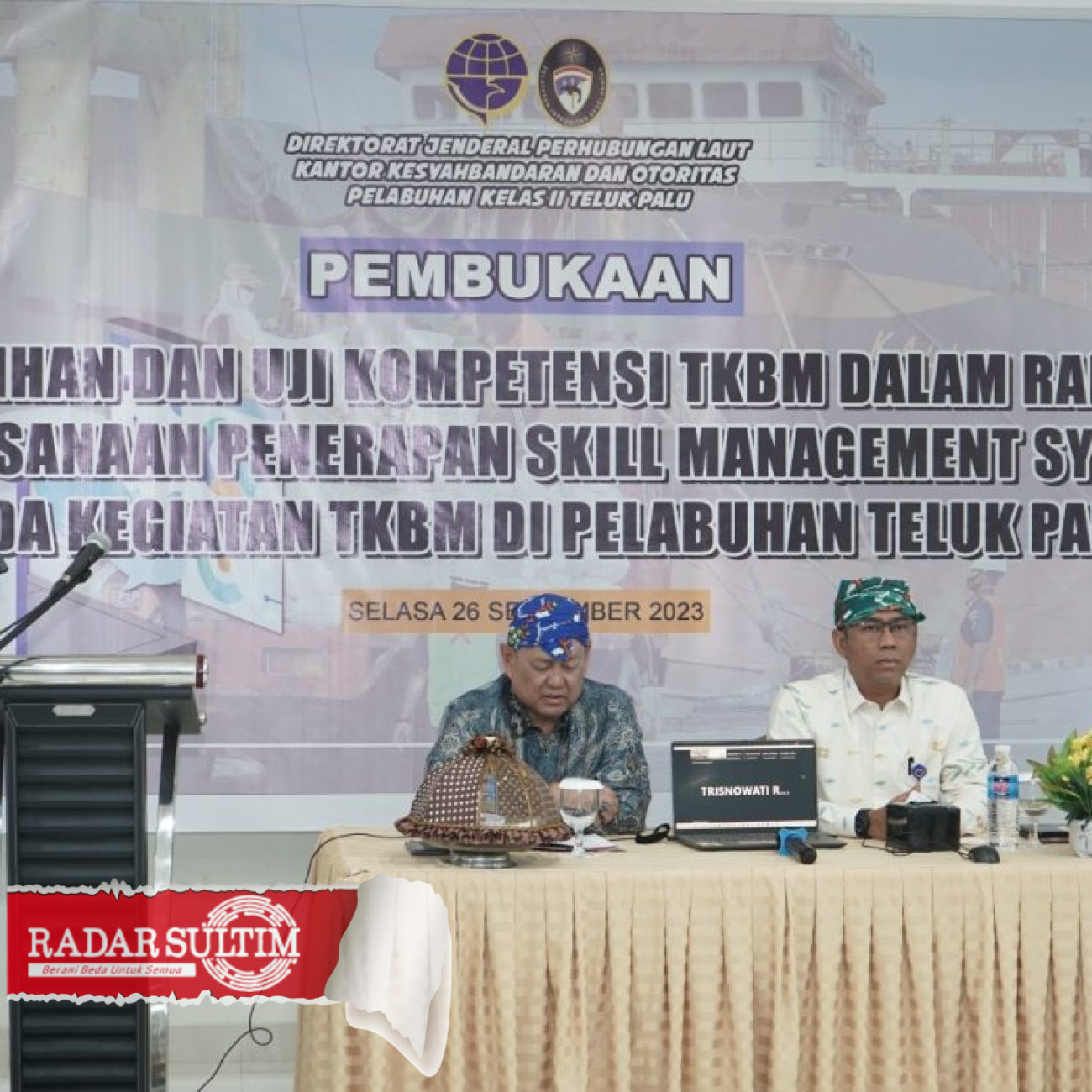 KSOP Teluk Palu gelar Diklat dan Uji Kompetensi TKBM