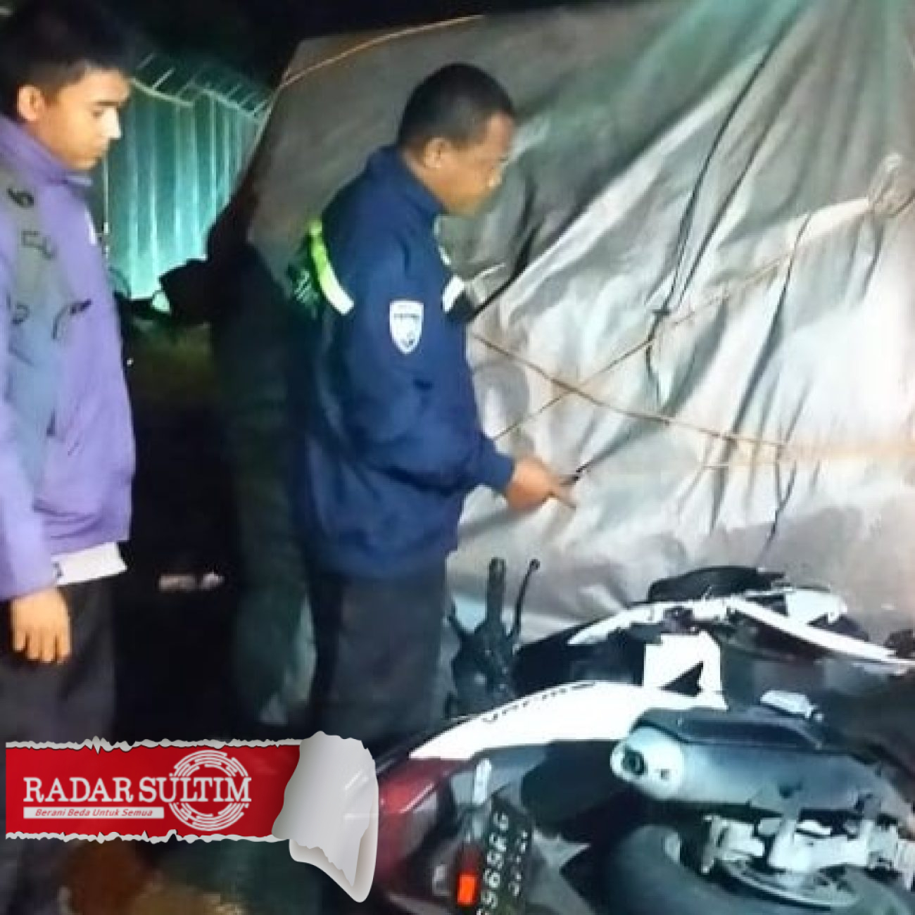 Chief Security PT PAU Luka Parah Tabrak Mobil Parkir