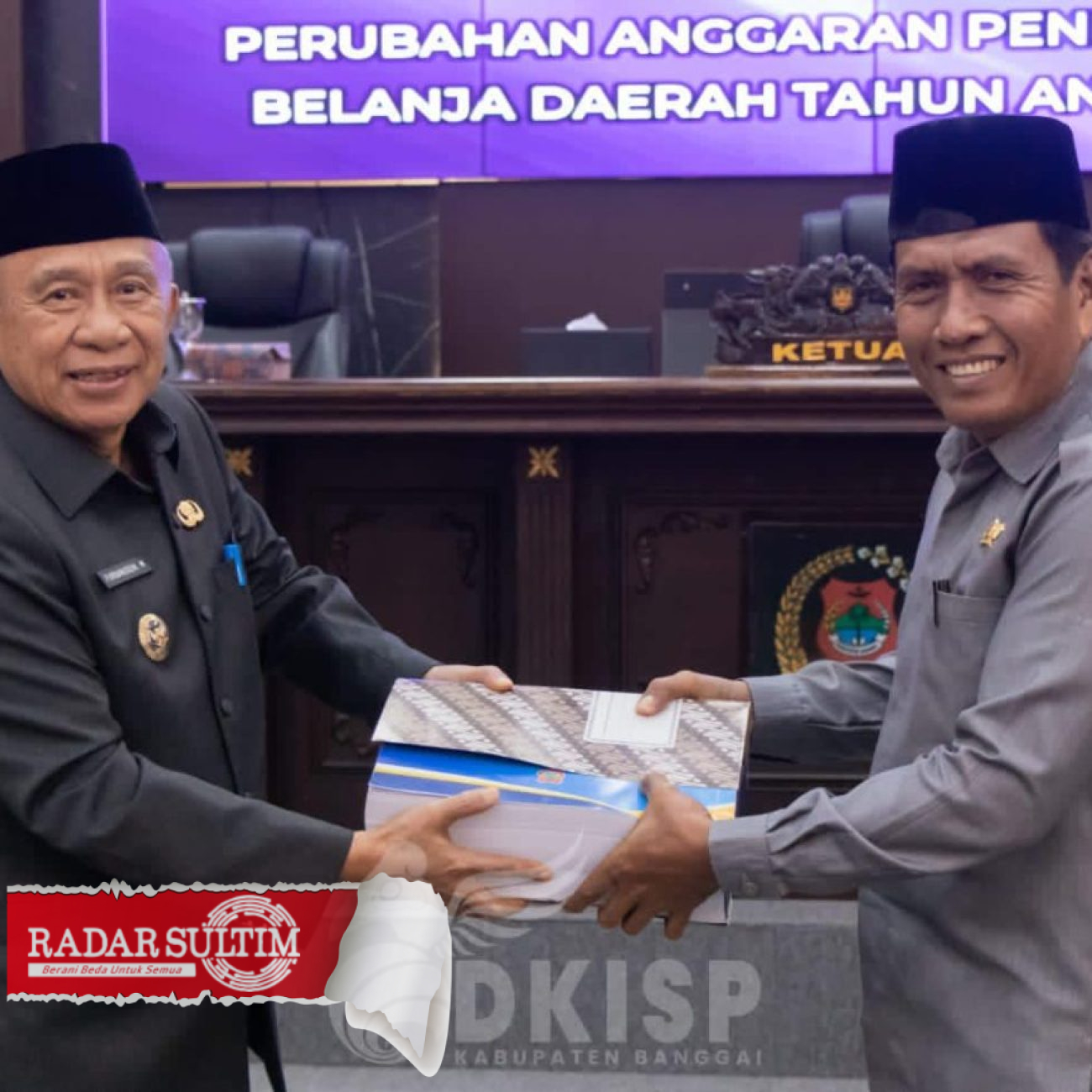 Wabup Banggai Sampaikan Pengantar Nota Keuangan Raperda APBD-P 2023
