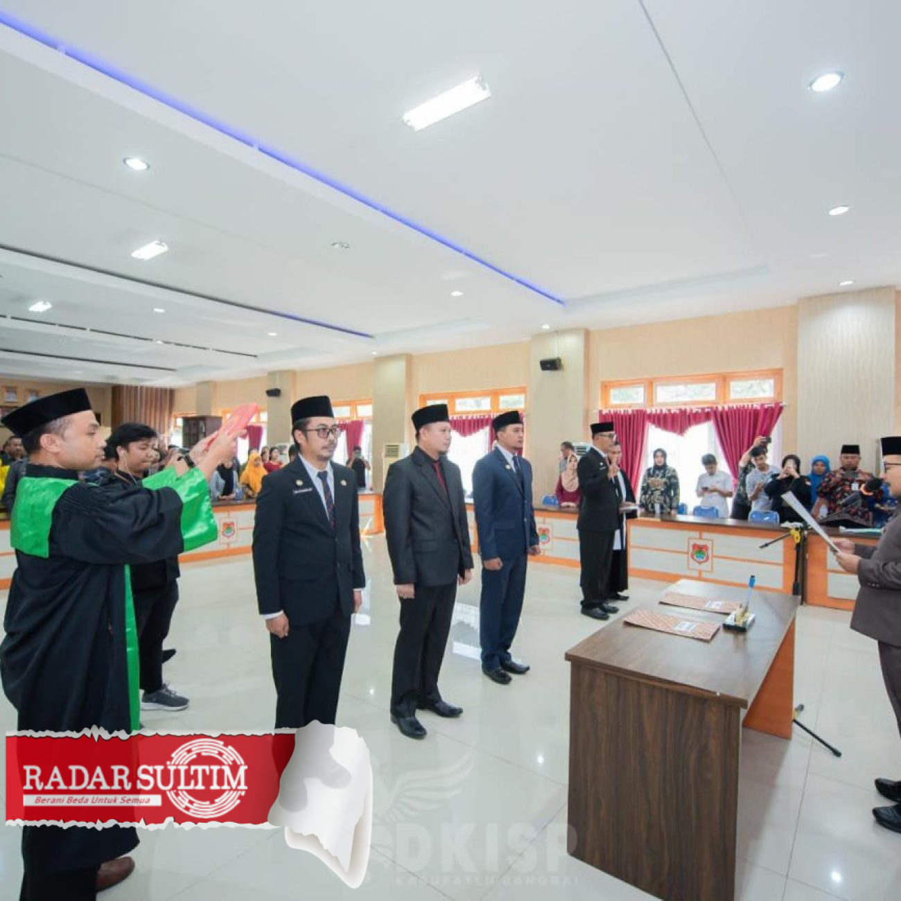 Kamis Keramat, Bupati Banggai Lantik Empat Kepala OPD