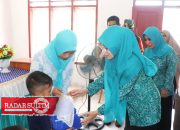 Aksi Syamsuarni Amirudin Dukung Suami Atasi Stunting