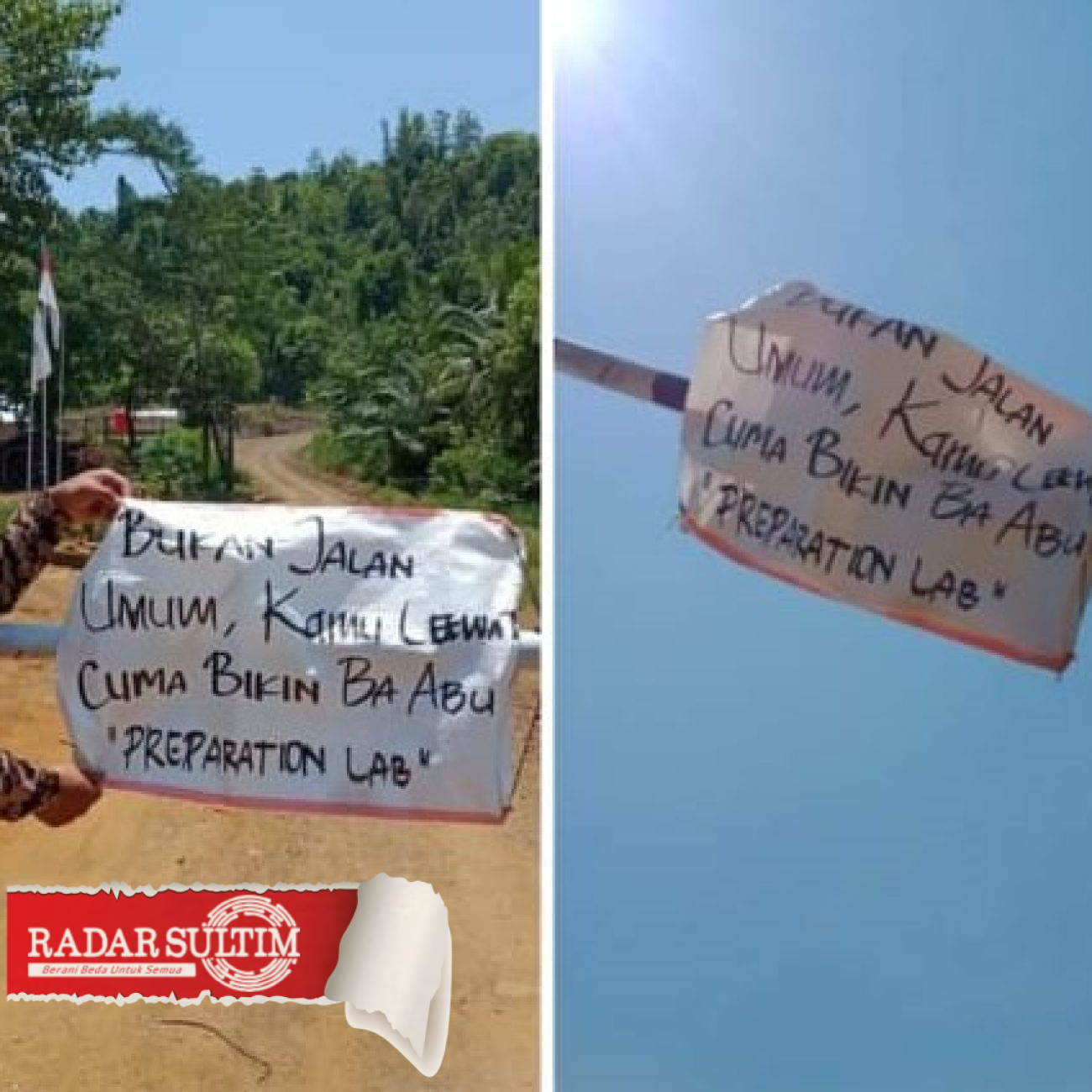 Pihak PT ATN Larang Jalan Dilewati Kontingen Pramuka Kemah Prestasi