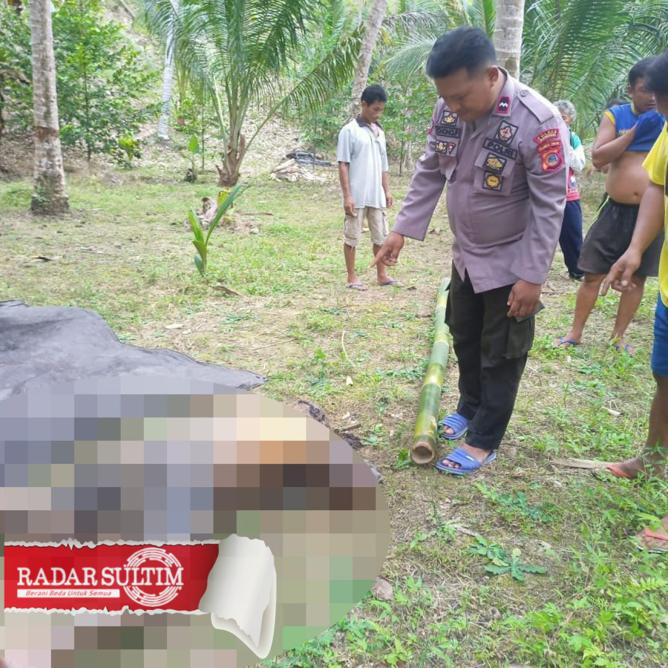 Mulai Membusuk, Mayat Lansia di Bunta Ditemukan Tergeletak di Kebun