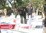 Sambut HUT TNI ke 78, Kodim 1308/LB ziarah ke TMP Tanjung Tuwis