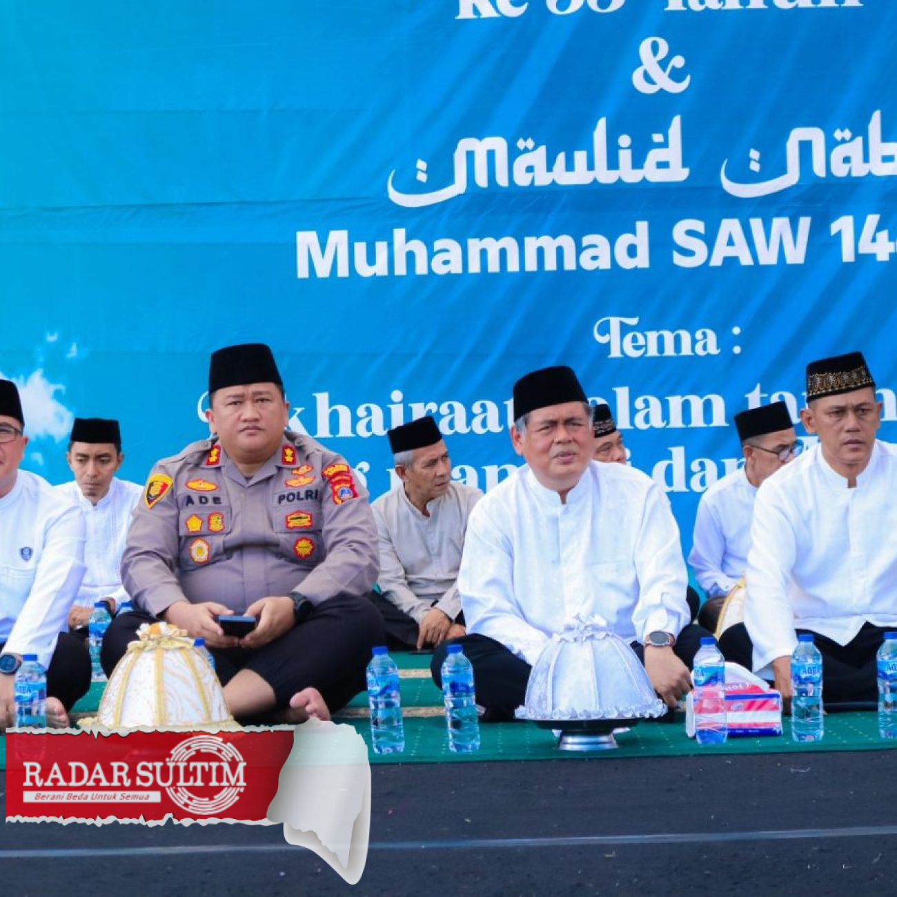 Kapolres Banggai Hadiri Haul Guru Tua ke 55 di Masjid Agung Luwuk