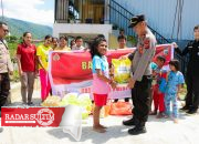 Anak Panti Asuhan Korban Kebakaran Terima Bansos Polisi