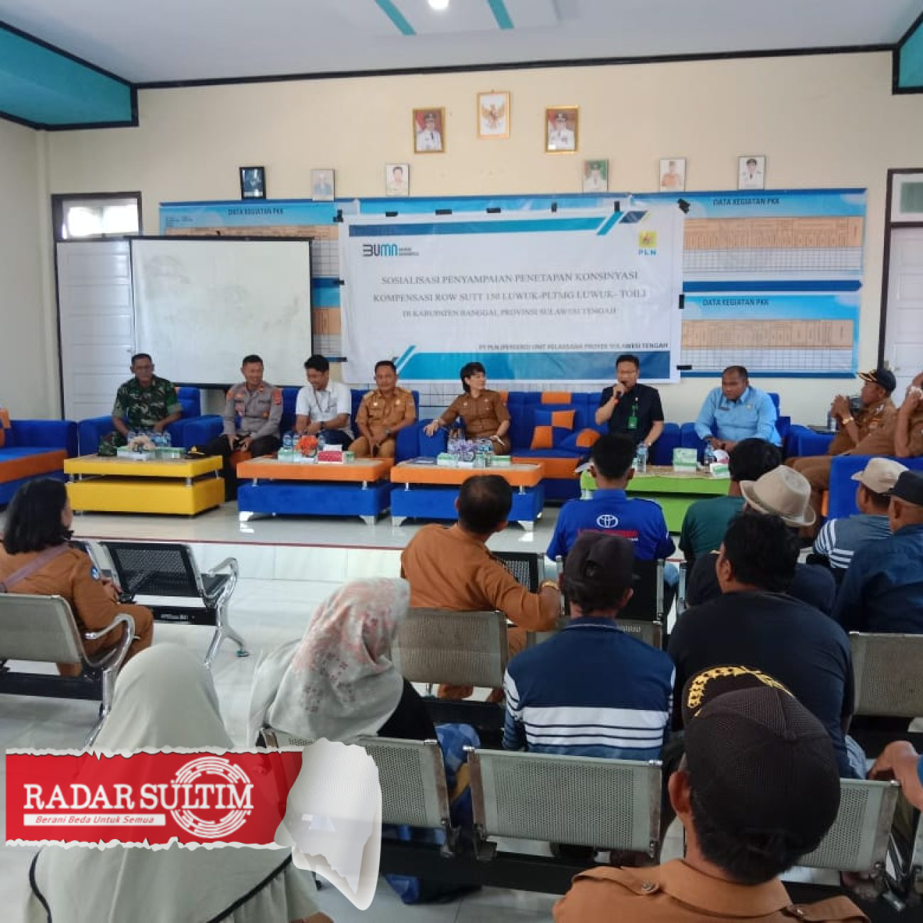 PT PLN Konsinyasi Uang Ganti Rugi Lahan Row SUTT PLTMG Luwuk – Toili