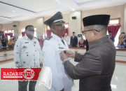 Warning Keras Bupati Banggai saat Lantik PAW Kades Garuga dan Taugi