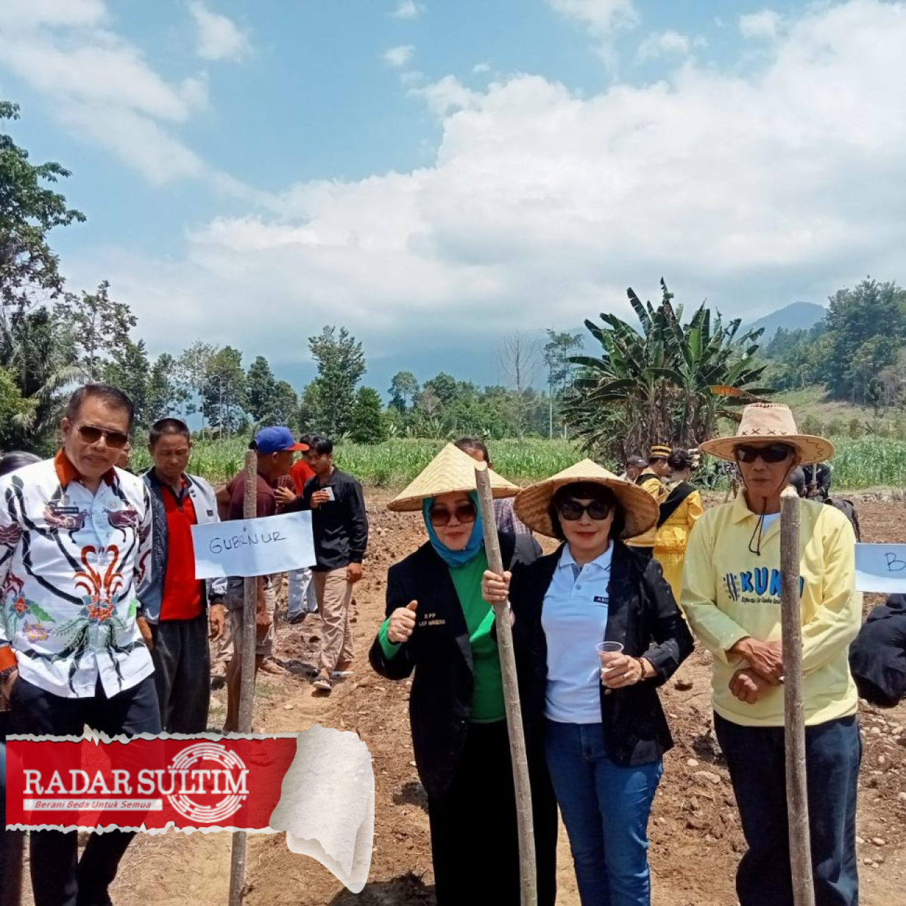 Penanaman Perdana Budidaya Tanaman Sorgum 2023 di Kabupaten Banggai