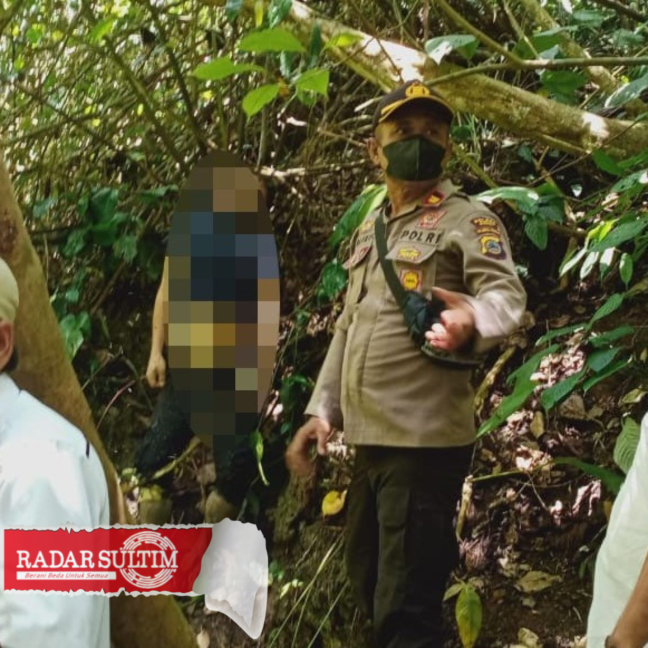 Mayat Ditemukan Tergantung dalam Hutan Balantak