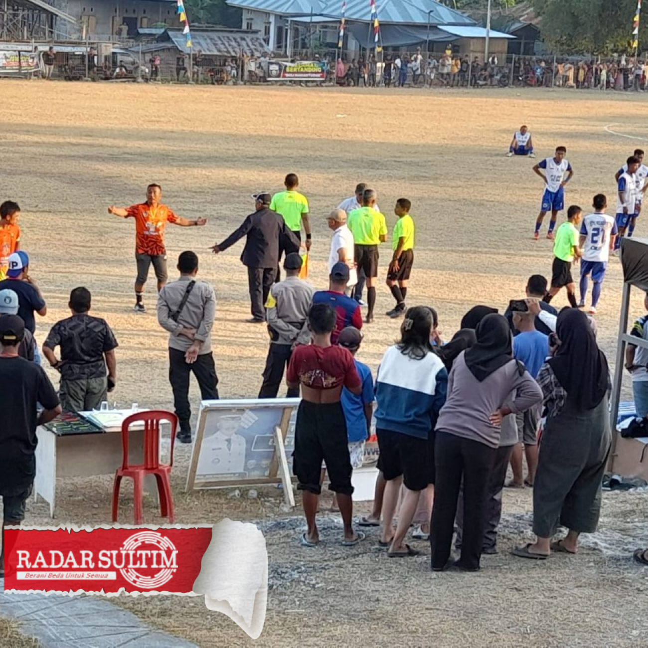 Ditentukan Adu Penalti, Laga Semifinal Turnamen Tarkam di Nambo Sempat Ricuh