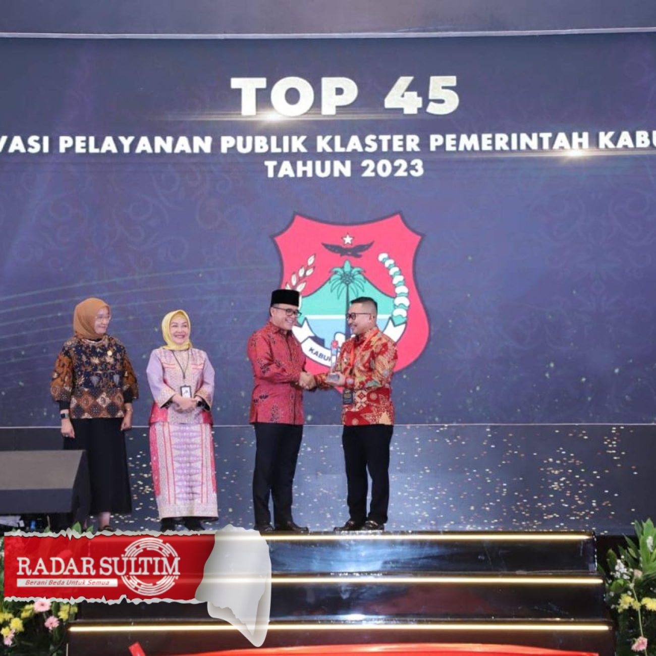 Pemkab Banggai Raih Penghargaan Top 45 Inovasi Pelayanan Publik Tahun 2023 dari KemenPANRB