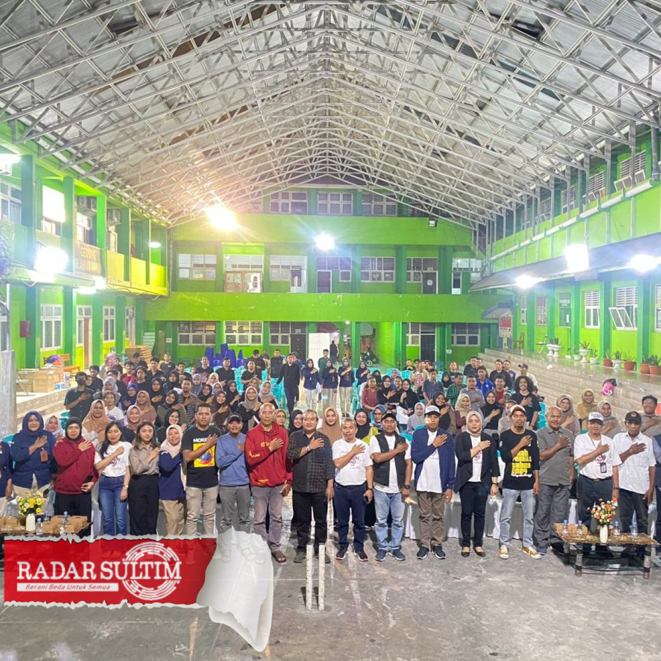 Peringati Sumpah Pemuda, KPU Banggai Gelar Nobar di Unismuh Luwuk