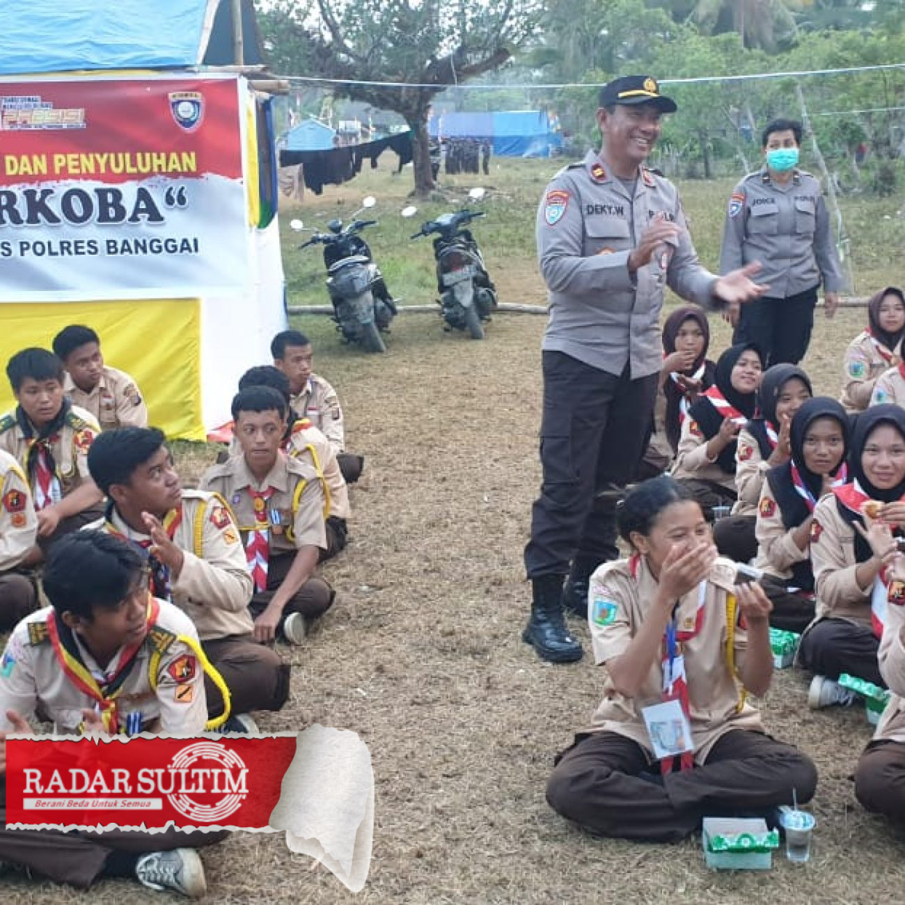 Kasat Binmas Polres Banggai Ajak Pramuka Jauhi Narkoba