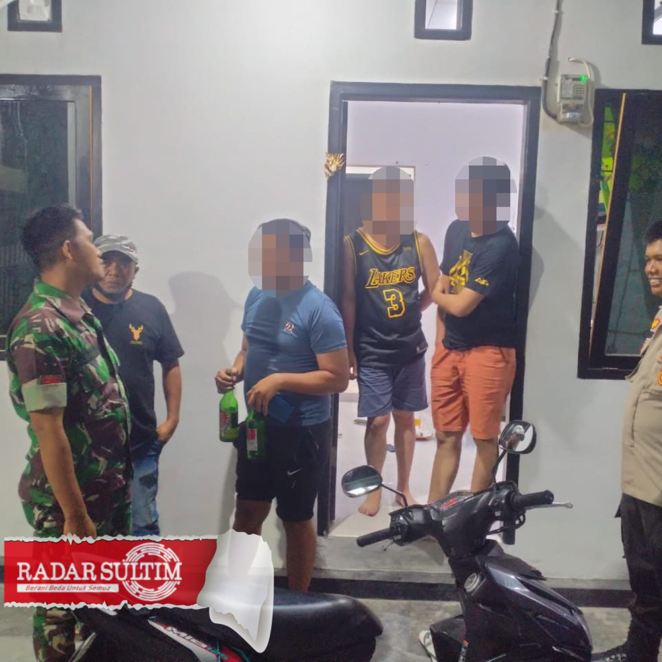 Tiga Pilar Desa Tontouan Gencarkan Razia Kos-Kosan