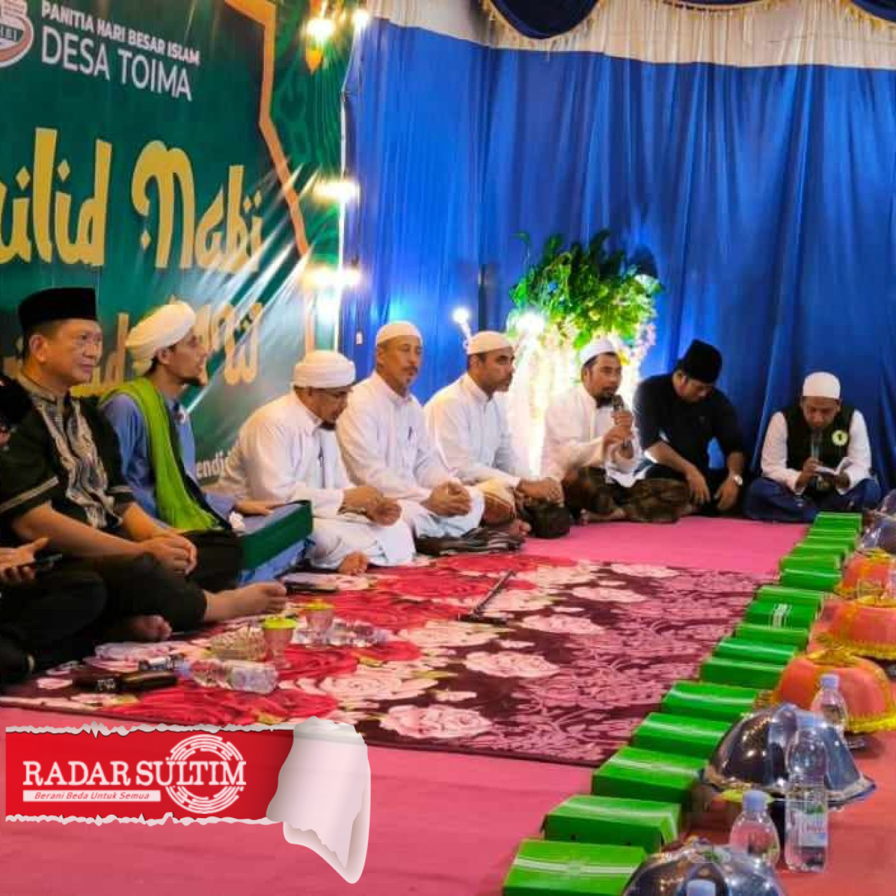 Peringatan Maulid Nabi di Toima Bunta, Staf Ahli Bupati : Tafakur Hadapi Cuaca Panas Ekstrem