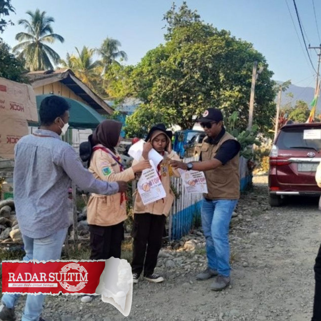Panwaslu Luwuk Timur Sosialisasi Netralitas dan Tolak Politik Uang di Kemah Prestasi