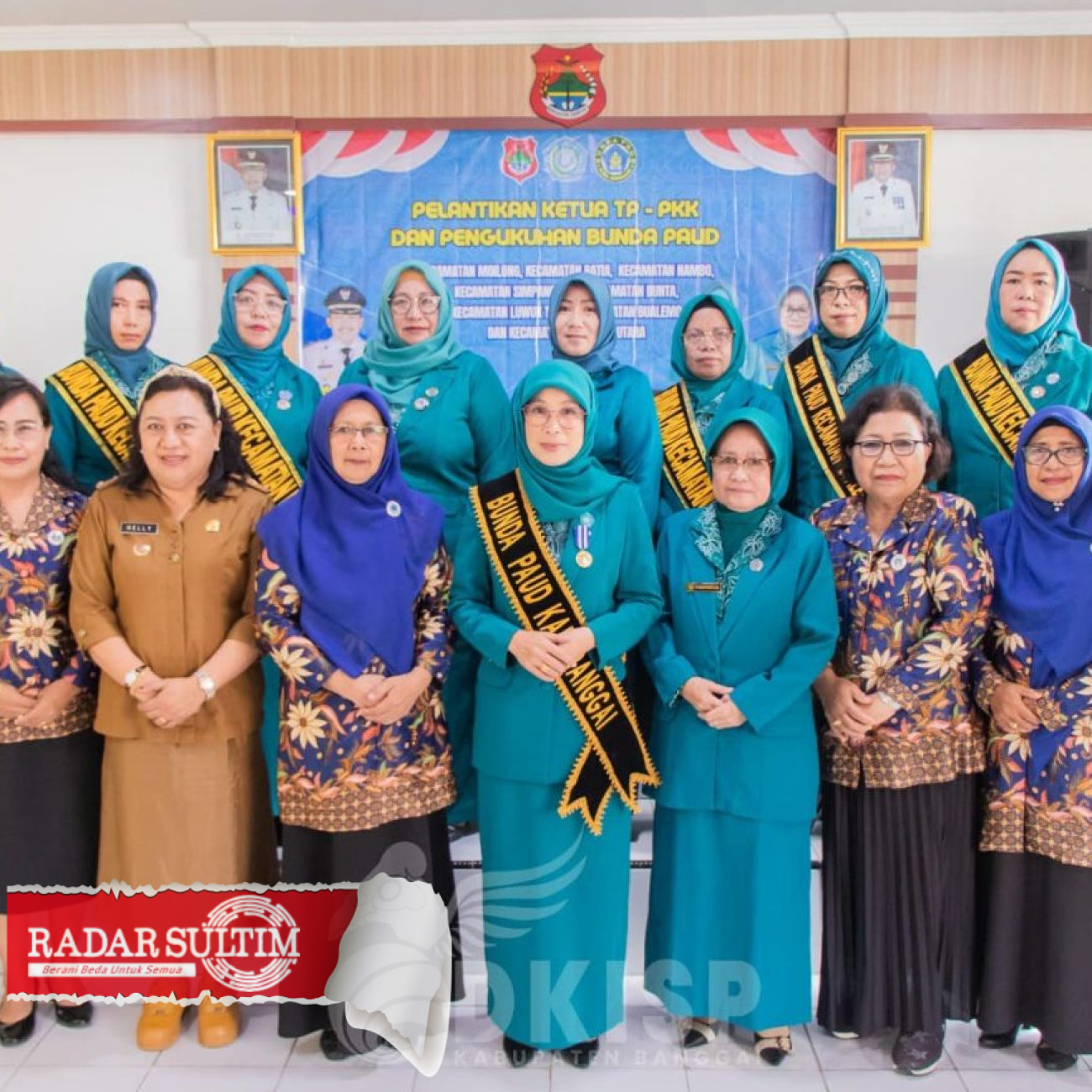 Syamsuarni Lantik 8 Ketua TP PKK dan Bunda PAUD Kecamatan