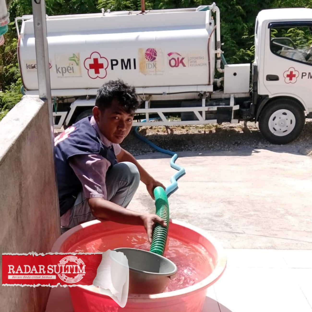 PDAM Banggai Suplai Air Pelanggan dengan Mobil Tangki saat Gangguan