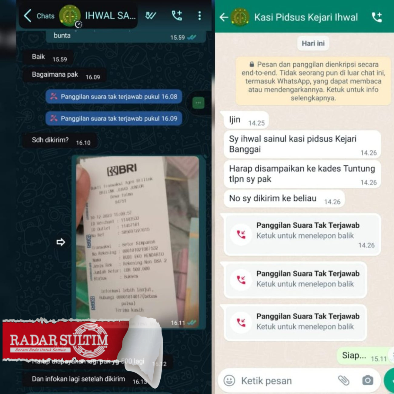 Nama Kasi Pidsus Kejari Banggai Dicatut, Kades Diduga Pelaku Cabul ikut Tertipu?