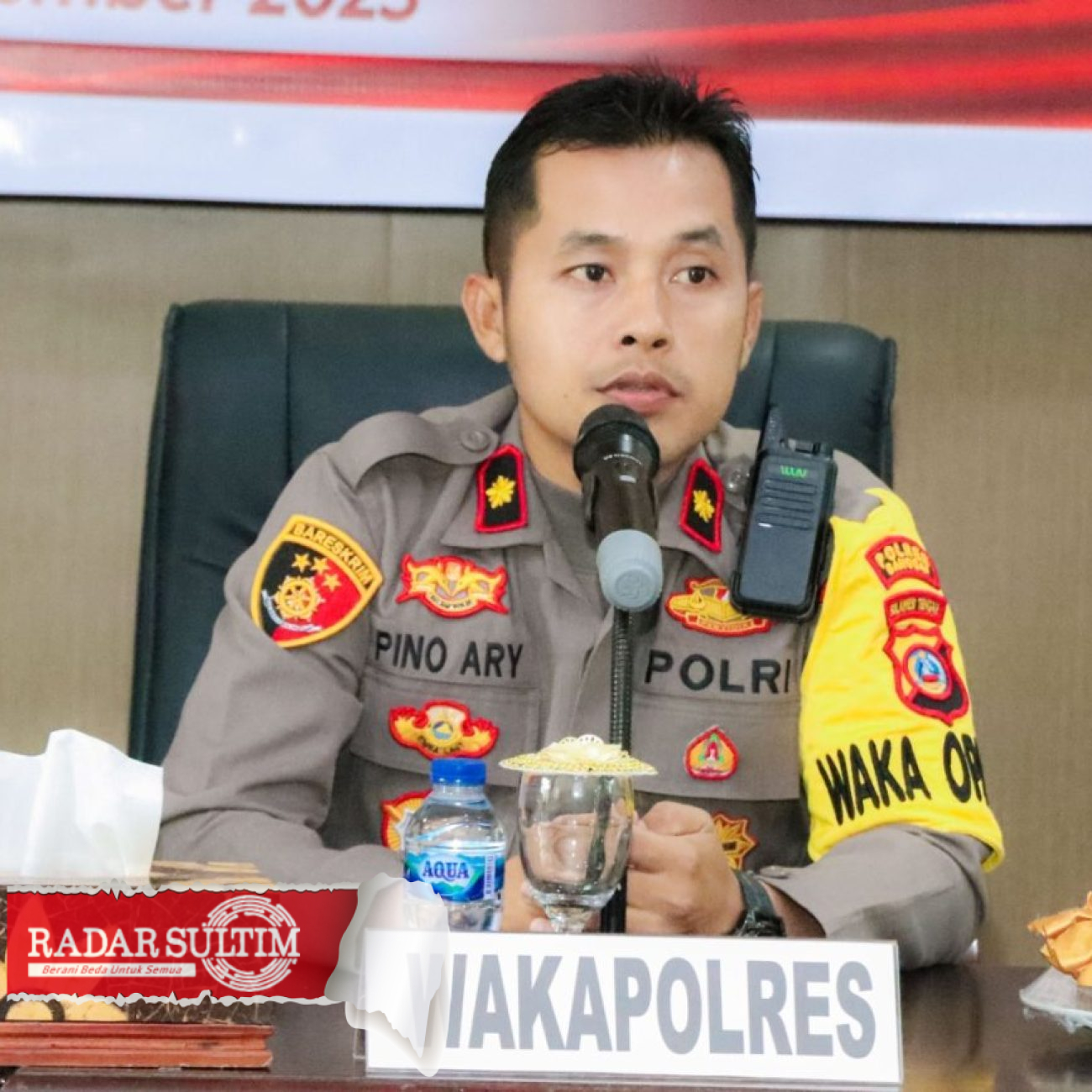 Amankan Nataru, Wakapolres Banggai Minta Semua Pihak Bersinergi