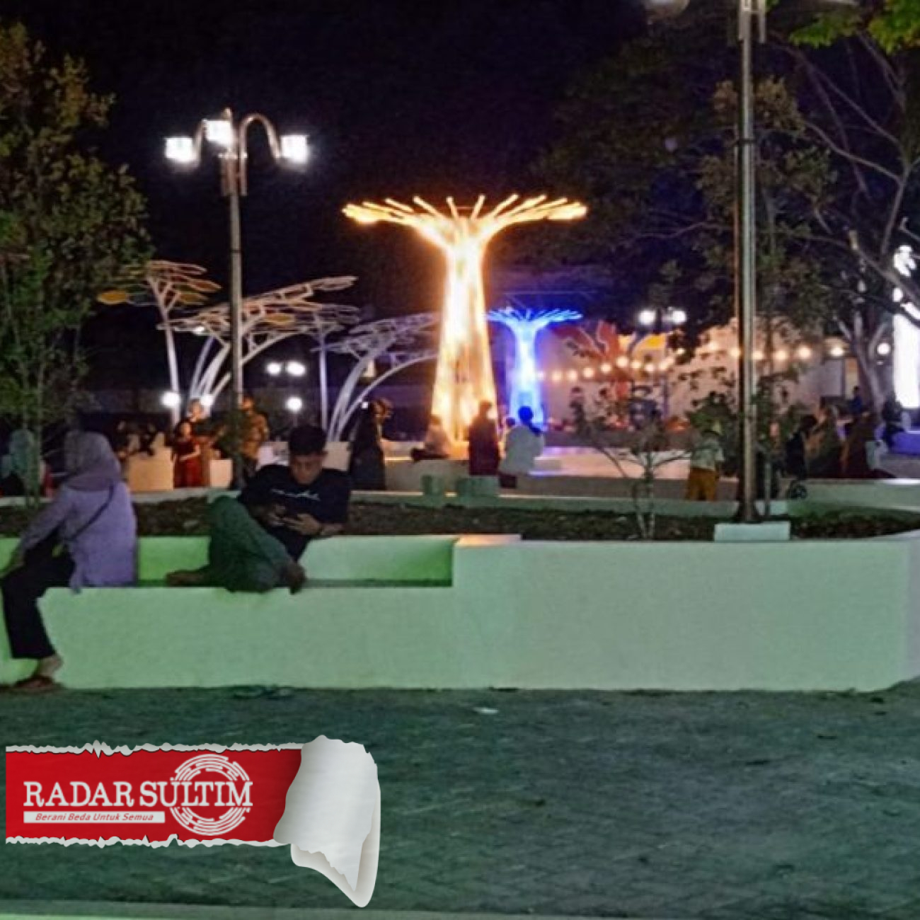 Amirudin Sulap Alun-alun Kota Luwuk jadi Tempat Wisata Baru Favorit Keluarga