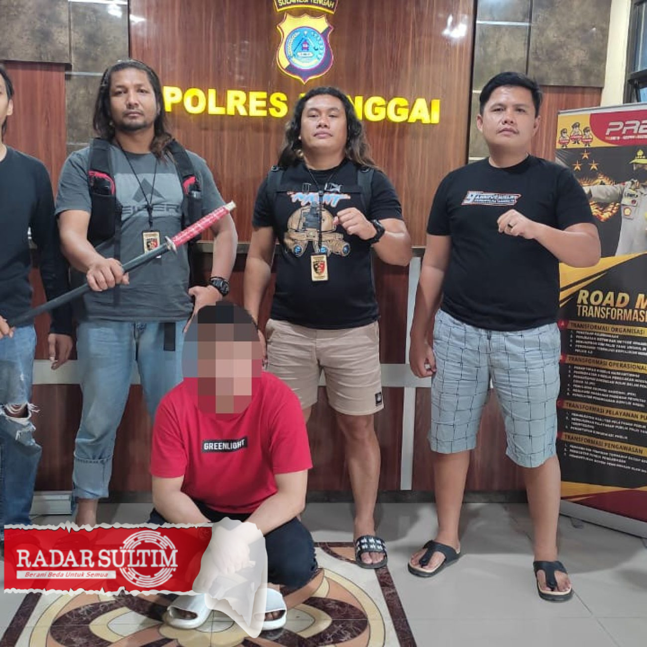 Ancam Warga Pakai Samurai, Pria di Kelurahan Haper Diamankan Polisi
