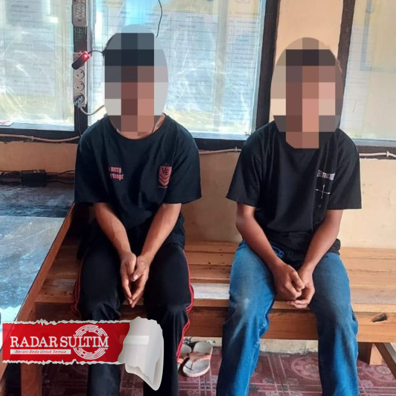 Tertangkap, Dua Remaja Curi Helm di RSUD Luwuk