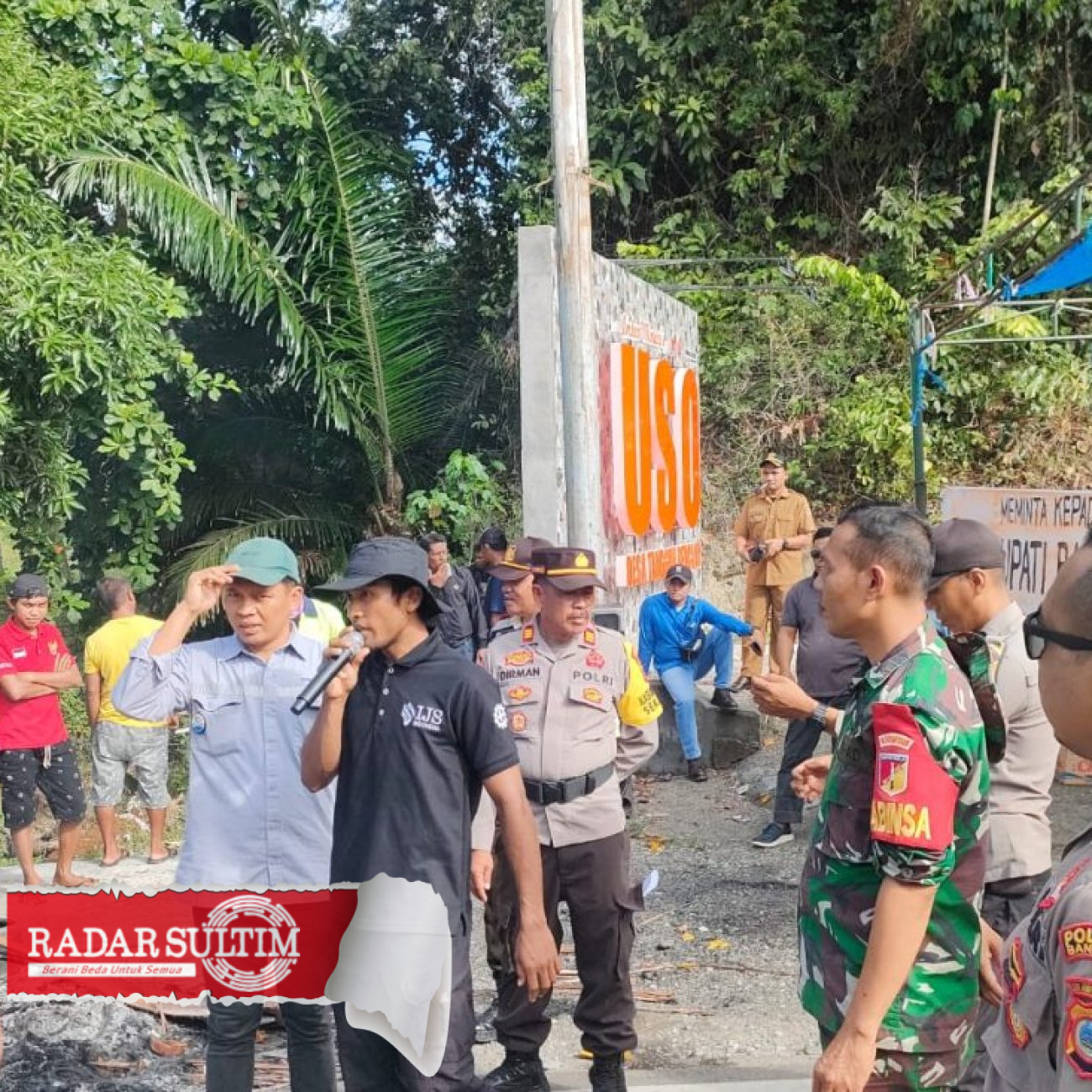 Pertanyakan Kompensasi Hasil Produksi DS LNG dan Essa PAU, Generasi Muda Uso Turun ke Jalan