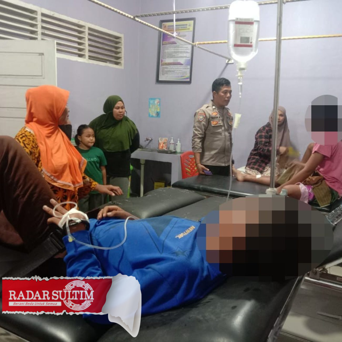 Tabrakan di Tikungan Desa Sinorang, 1 Pengendara Dilarikan ke Rumah Sakit