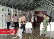 Kapolres Banggai Cek Langsung Logistik Pemilu di Gudang KPU
