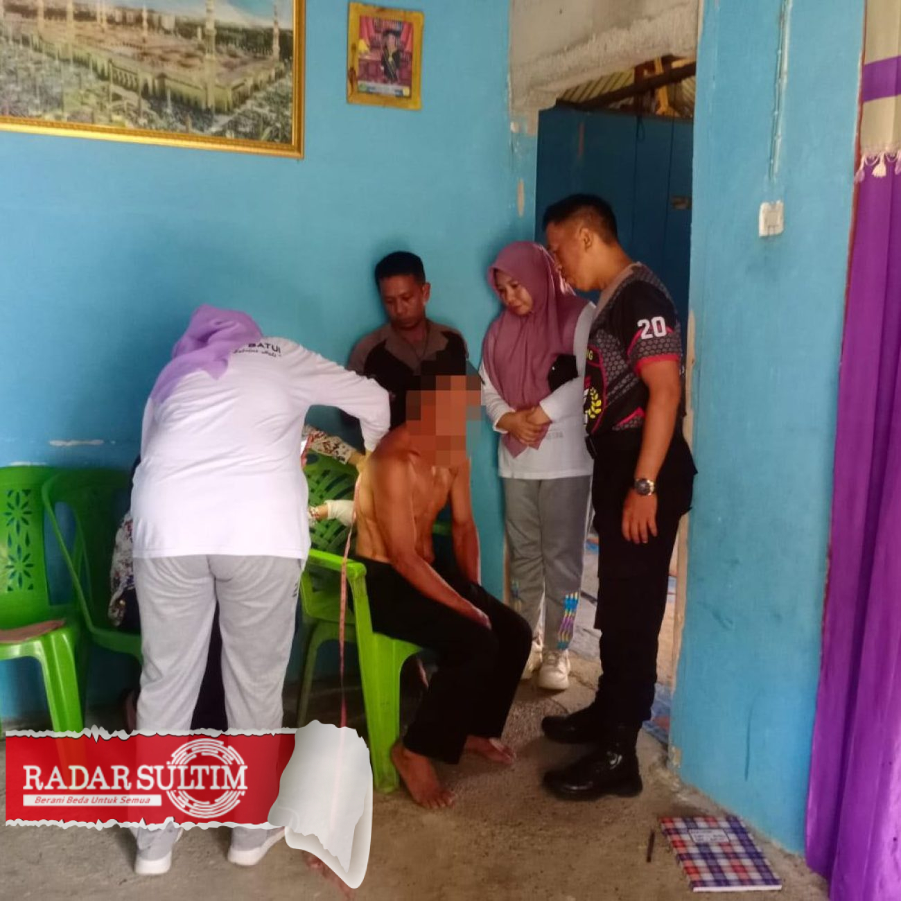 Mabuk, Ponakan Aniaya Paman Pakai Parang di Bakung Batui