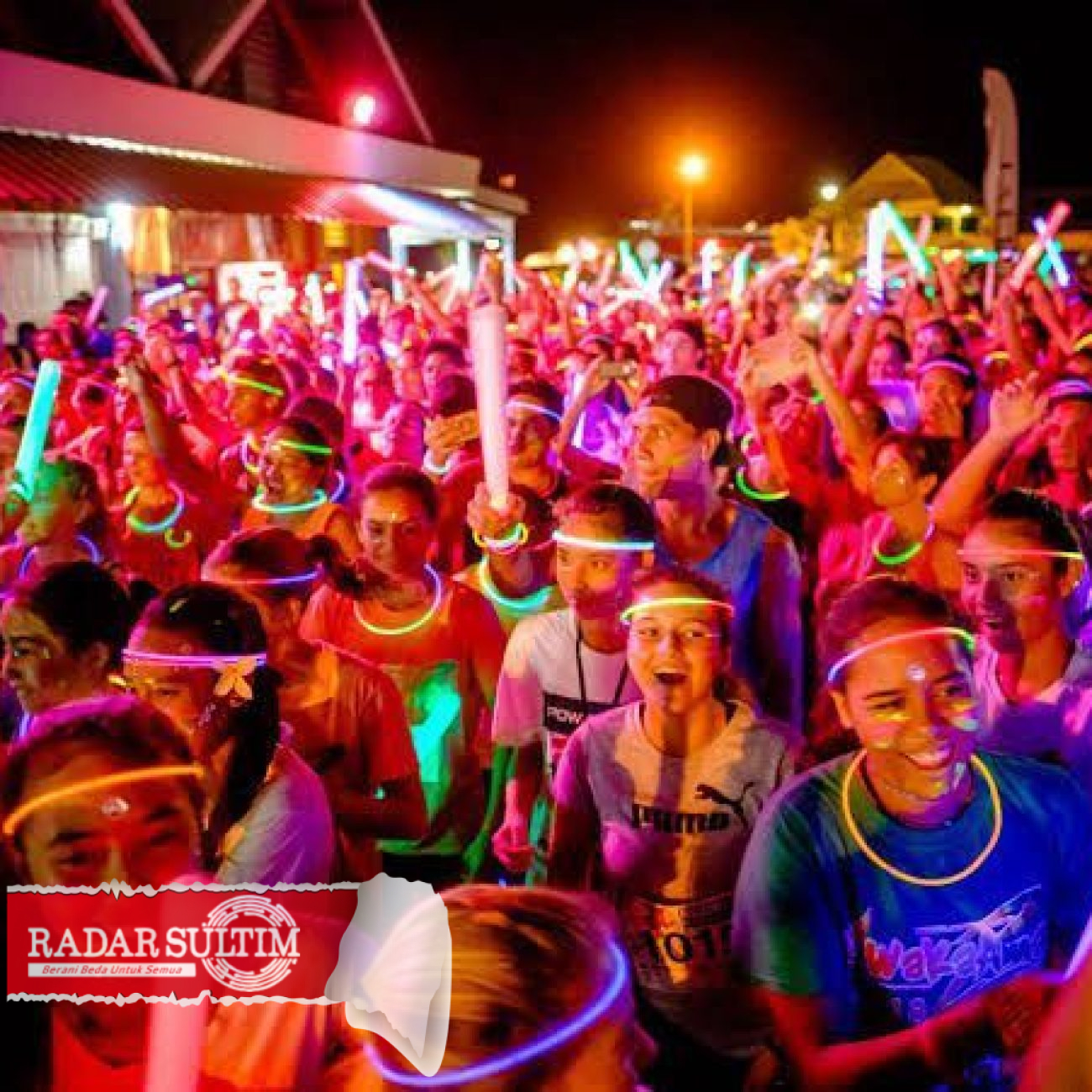 Keajaiban Malam di GlowRun 5K with Foam: 24 Februari 2024, Luwuk Banggai Bersiap Meriah
