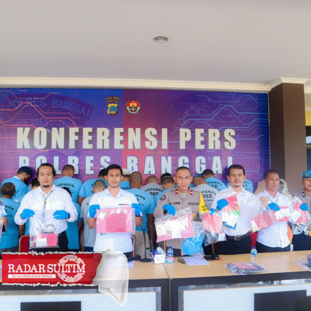 Kasus Narkoba di Luwuk Banggai masih Luar Biasa, Ini Angka Januari 2024