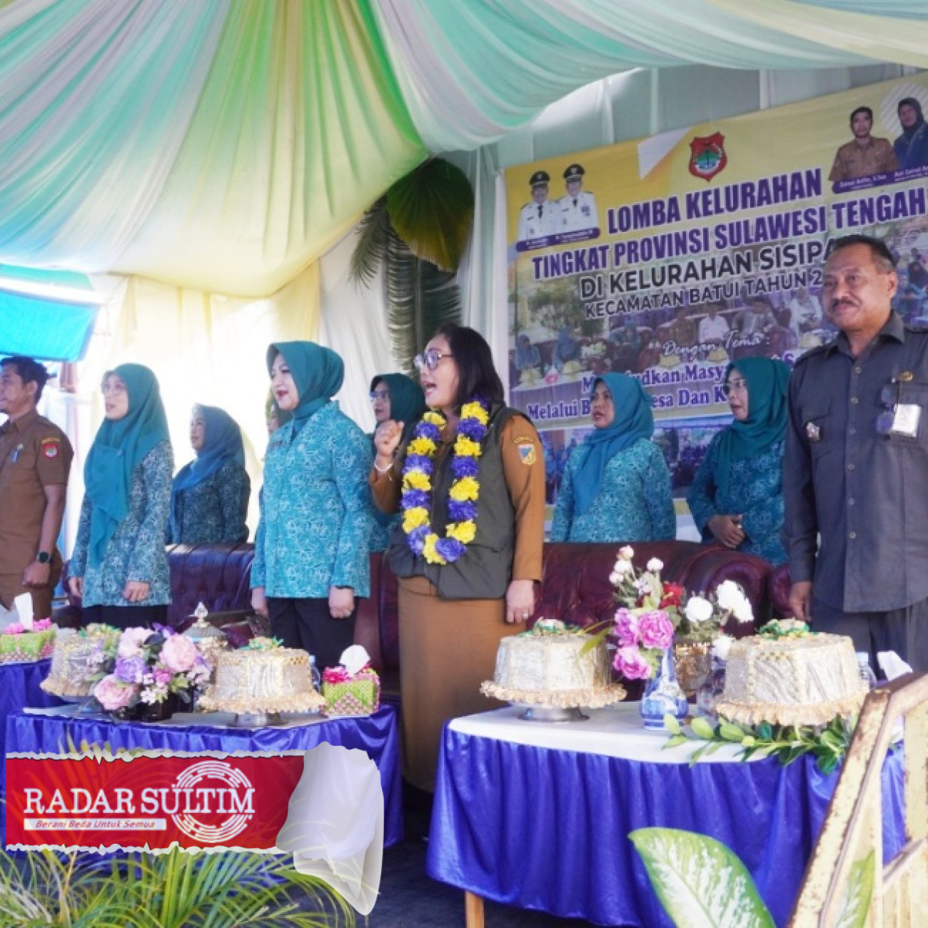 Lomba Desa dan Kelurahan, Padungnyo dan Sisipan Wakili Kabupaten Banggai di Tingkat Provinsi