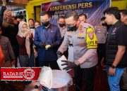 Polres Banggai Musnahkan Knalpot Brong dan Narkotika Hasil Penindakan Tahun 2024