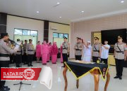 Kapolres Pimpin Sertijab di Lingkungan Polres Banggai, Ini Pesannya
