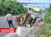 Polisi Evakuasi Laka Tunggal, di Tanjakan Bukit Halimun Luwuk