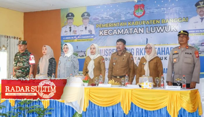 MUSRENBANG TAHAP I KECAMATAN LUWUK, BAPPEDA SERAP 50 USULAN