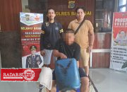 Diduga Gasak Aki Truk, Dua Jirgen Solar dan 10 Buah Tabung Gas LPG, Seorang Pria Dibekuk Polis