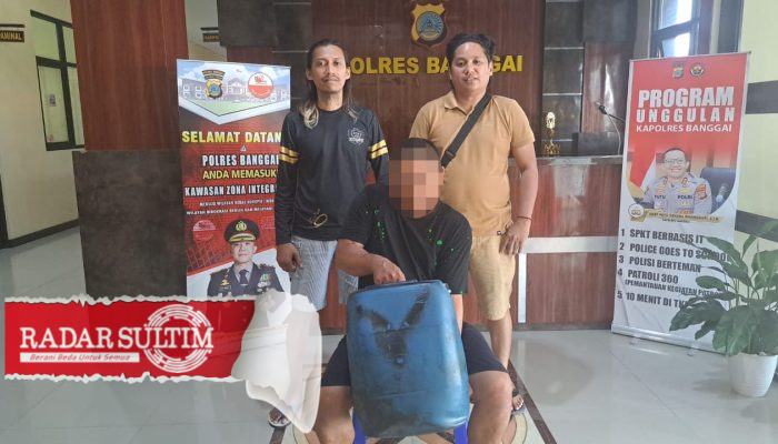 Diduga Gasak Aki Truk, Dua Jirgen Solar dan 10 Buah Tabung Gas LPG, Seorang Pria Dibekuk Polis
