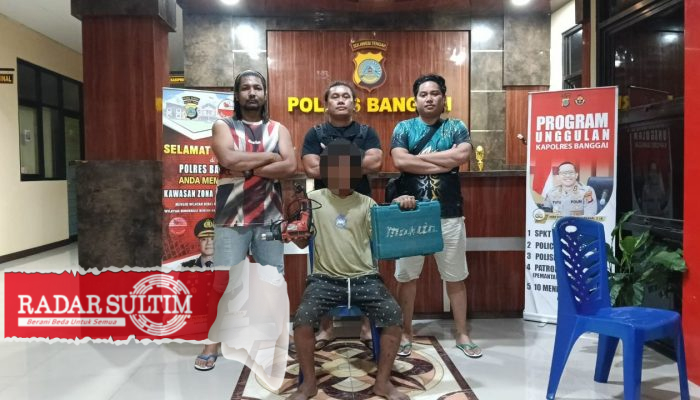 Polisi Amankan Pelaku Pencurian Mesin Bos dan Tabung Gas