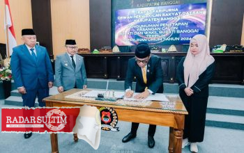 DPRD Banggai Tetapkan AT-FM Bupati dan Wabup Terpilih