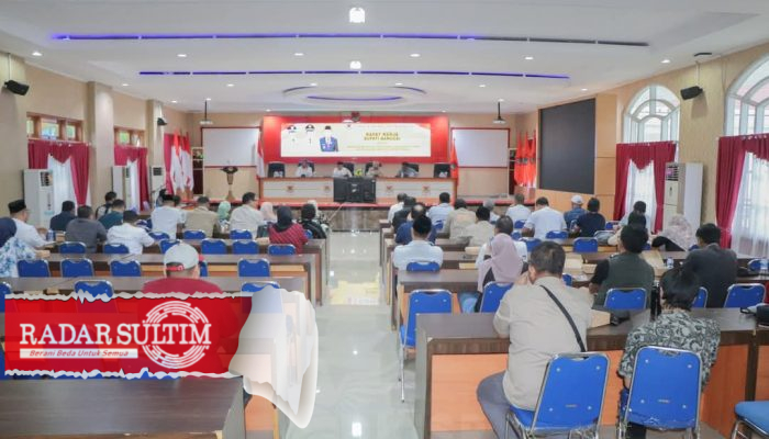 Rapat Kerja Bersama Pimpinan OPD, Bupati Banggai Instruksikan Percepatan Serapan Anggaran