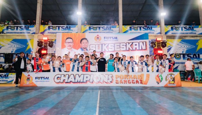 Tim Futsal Luwuk Utara Raih Medali Emas Porkab V