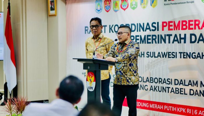 Bupati Banggai Hadiri Rapar Koordinasi Pemberantasan Korupsi Pemerintah Wilayah Sulawesi Tengah 2025