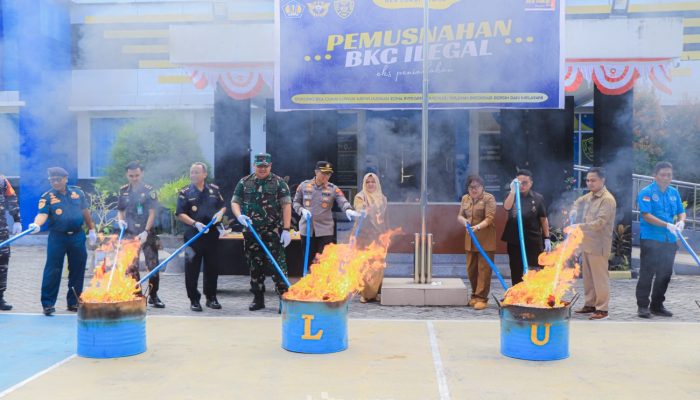 Pemkab Banggai Terus Bersinergi, Berantas Barang Melanggar Hukum